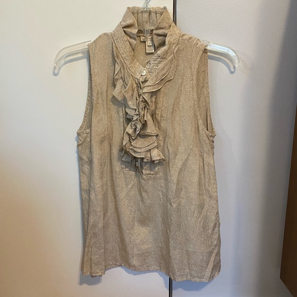 Cotton/Silk blouse with ruffles - Picture 2 of 4